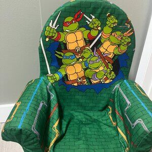 TMNT Teenage Mutant Ninja Turtles Kids Chair Vintage Foam 21" x 17.5" vintage
